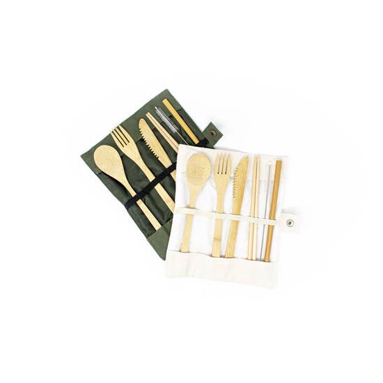 Bamboo cutlery kit