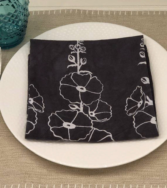 Cloth napkin set of 4 flour sack