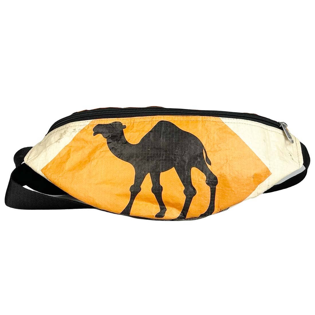 Malia Designs - Camel Recycled Cement Bag Hip Sack -