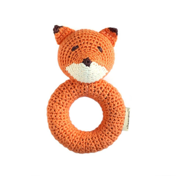 Crocheted Rattle - Flower, Animals and Donut