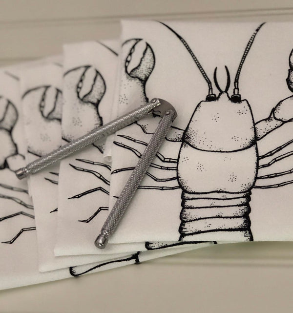 Cloth napkin set of 4 flour sack