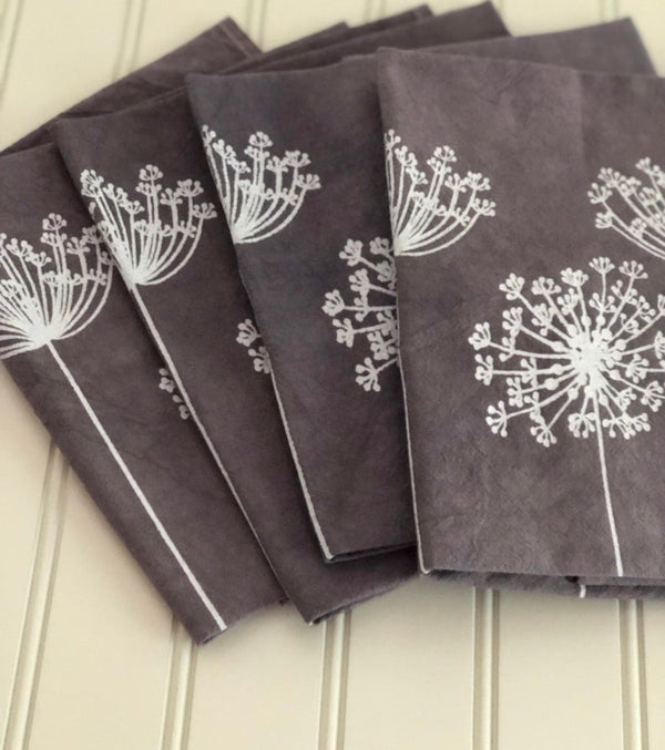 Cloth napkin set of 4 flour sack