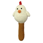 Crocheted Rattle - Flower, Animals and Donuts