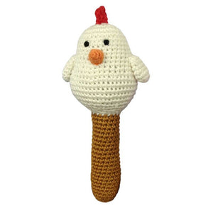 Crocheted Rattle - Flower, Animals and Donuts