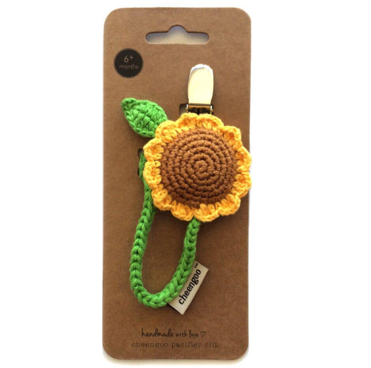Pacifier Clip - Cloud , Daisy, or Sunflower