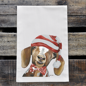 Tea Towel, Flour Sack Towel by Hippie Hounds