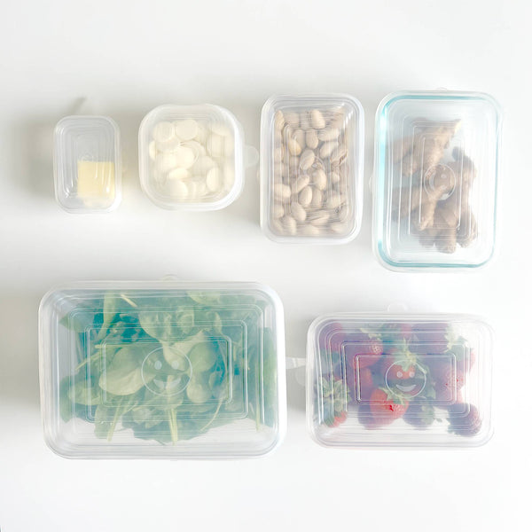 Silicon Stretch Covers - set of 6