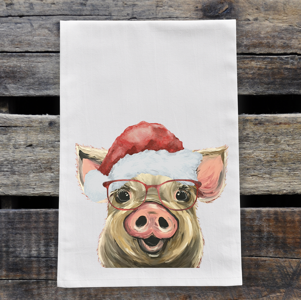 Tea Towel, Flour Sack Towel by Hippie Hounds