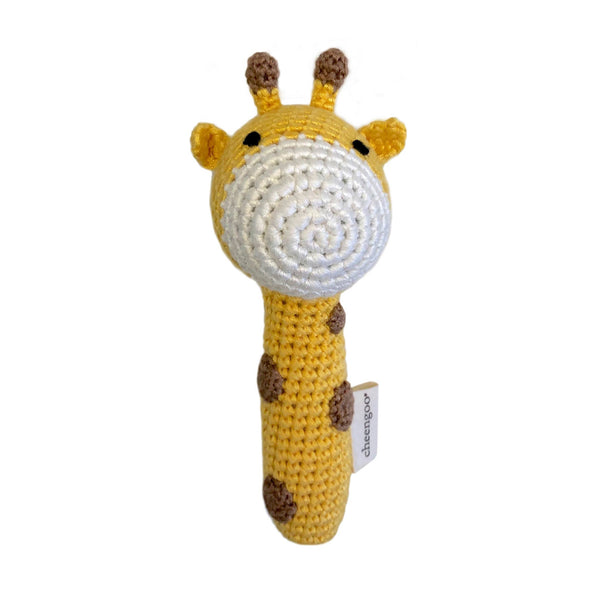 Crocheted Rattle - Flower, Animals and Donut