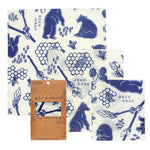 Bees wrap lunch or bowl covers - 3 pack