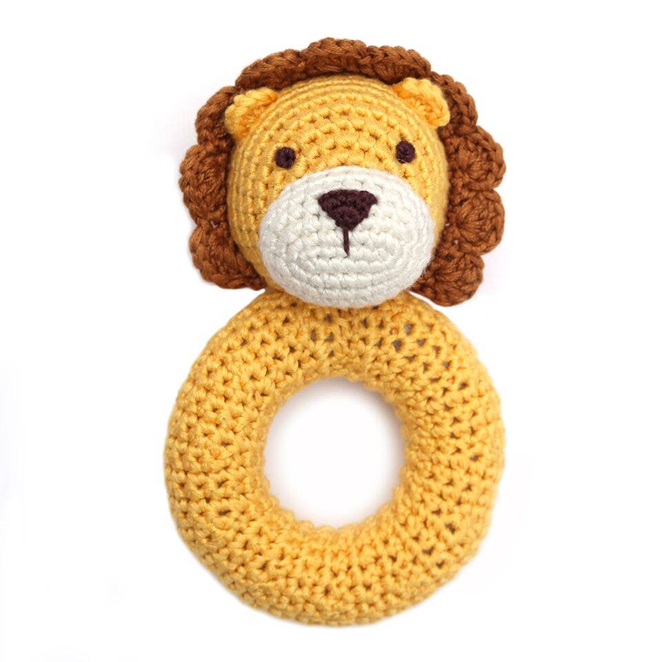 Crocheted Rattle - Flower, Animals and Donut