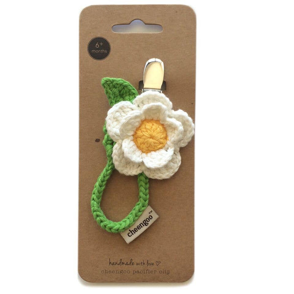 Pacifier Clip - Cloud , Daisy, or Sunflower