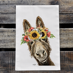 Tea Towel, Flour Sack Towel by Hippie Hounds