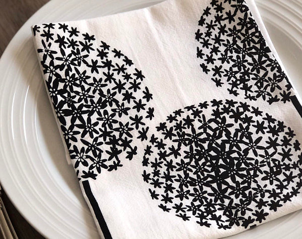 Cloth napkin set of 4 flour sack