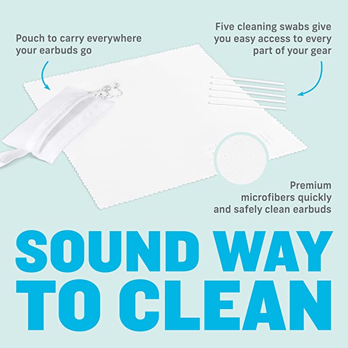 E-cloth earbud cleaning kit