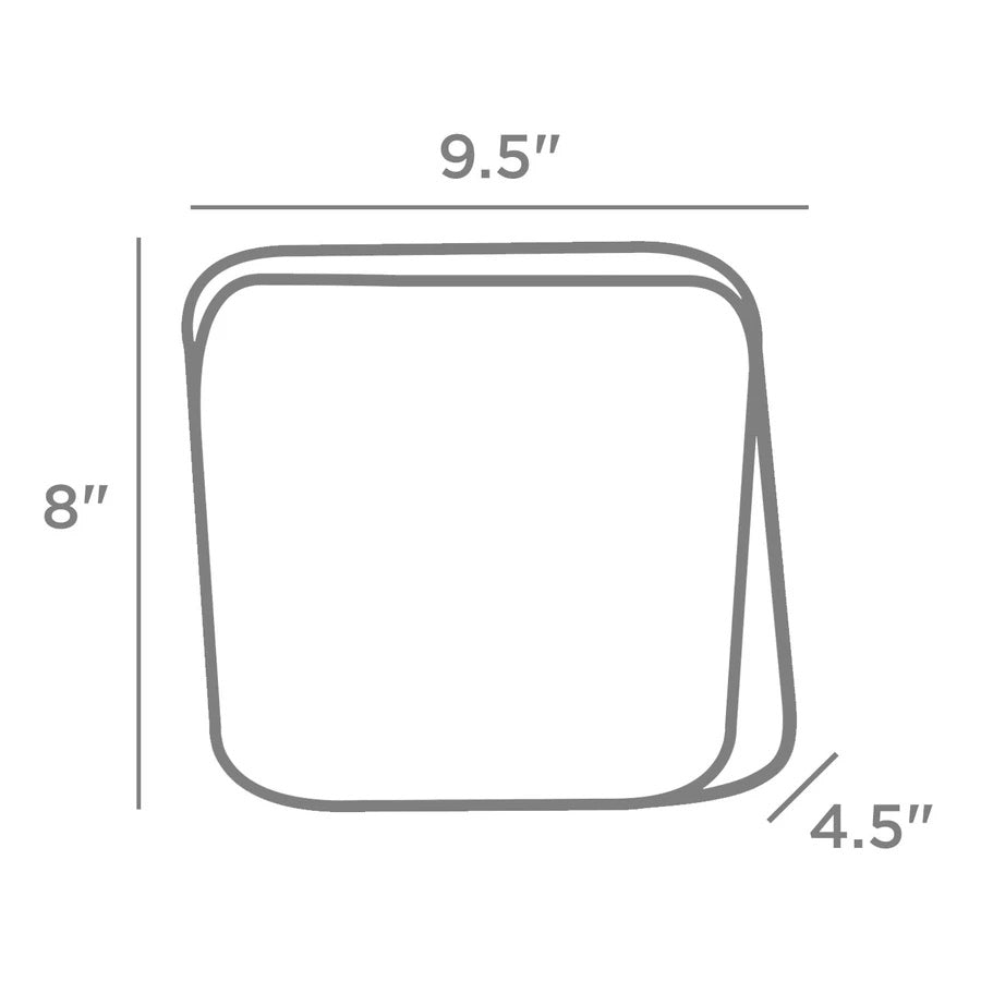 Stasher reusable silicon stand up bag Mega