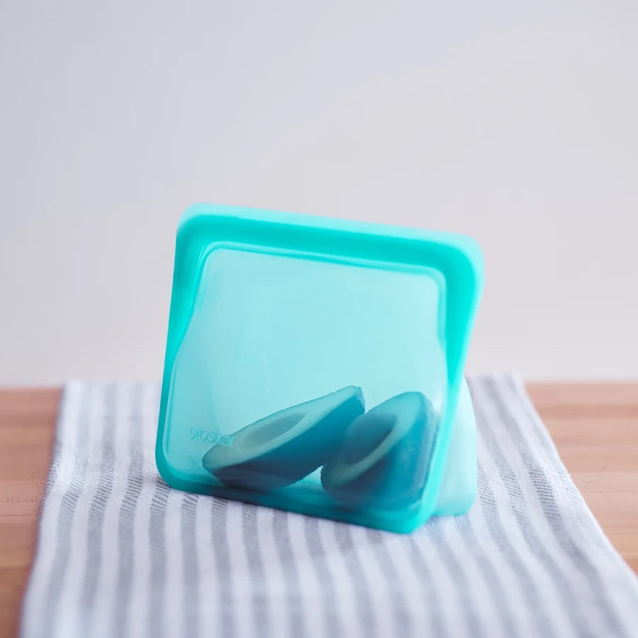 Stasher reusable silicon stand up bag Mini – We Fill Good
