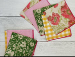 Dot and Army - Picnic Cloth Napkin Bundle, set of eight