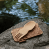 Bamboo spork in cork