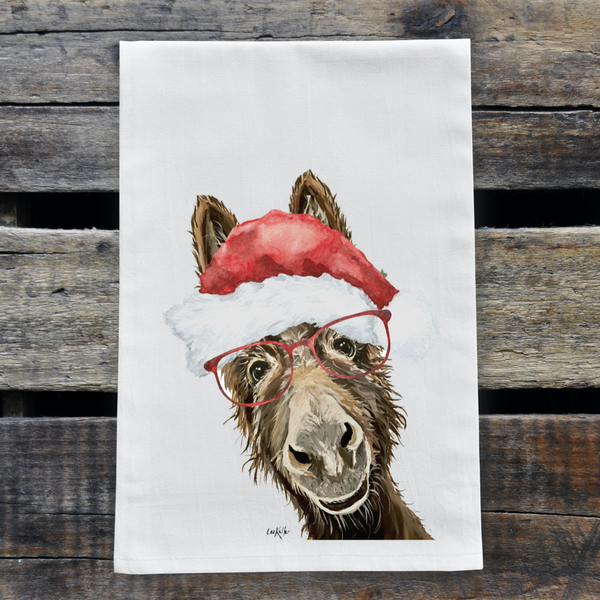 Tea Towel, Flour Sack Towel by Hippie Hounds
