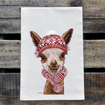 Tea Towel, Flour Sack Towel by Hippie Hounds