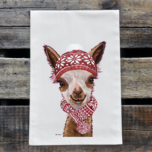 Tea Towel, Flour Sack Towel by Hippie Hounds
