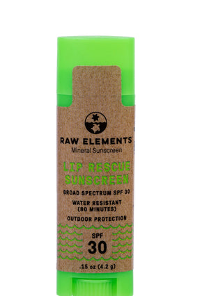 Lip balm w/SPF 30 raw elements