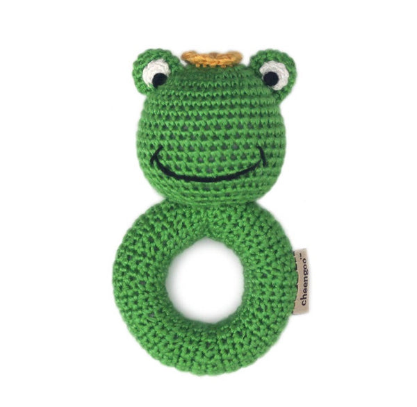 Crocheted Rattle - Flower, Animals and Donut