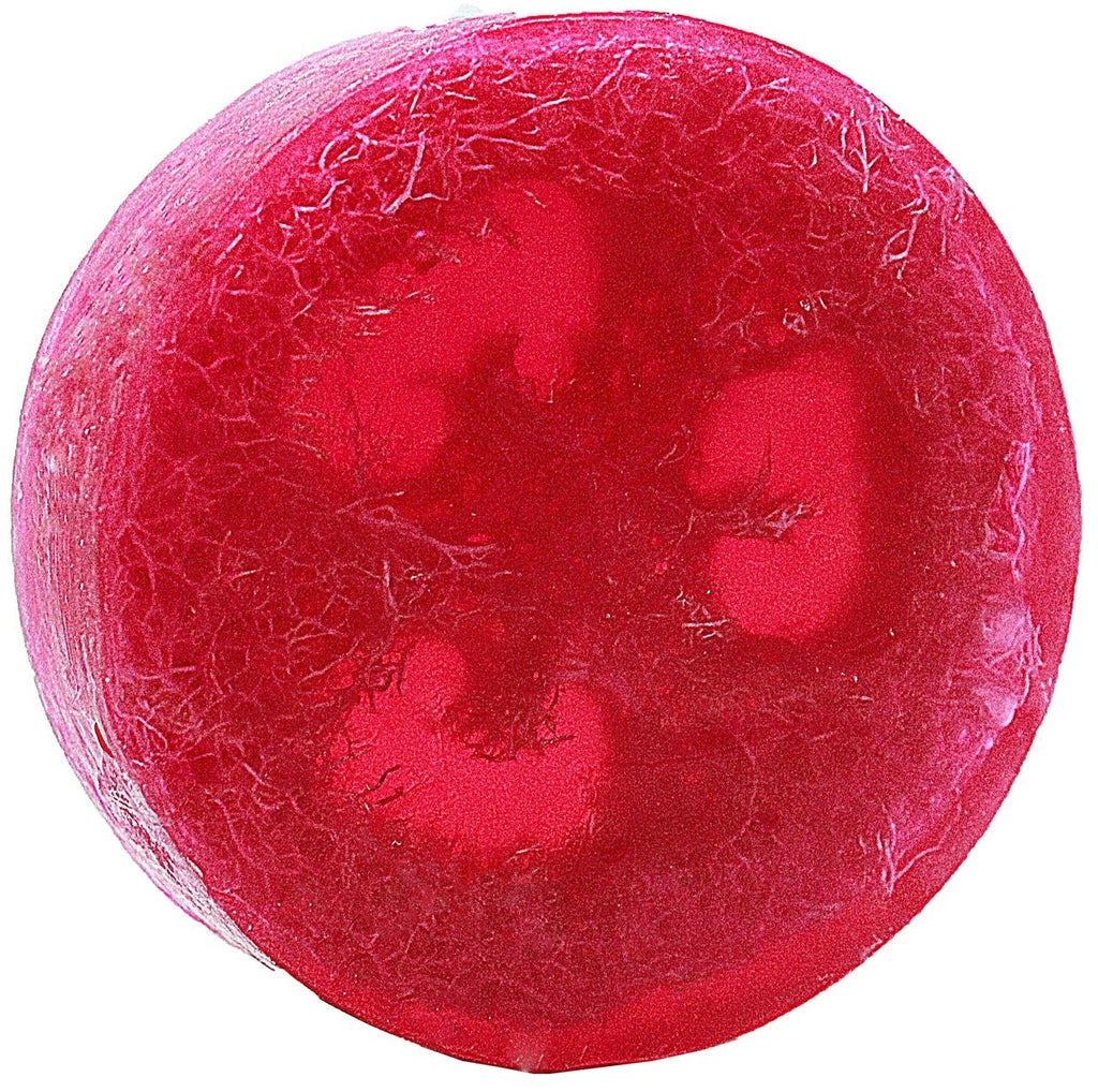 Soap with loofah