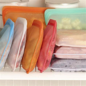 Stasher reusable silicon half gallon or quart bag